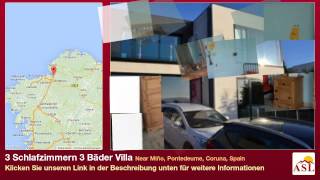 preview picture of video '3 Schlafzimmern 3 Bäder Villa zu verkaufen in Near Miño, Pontedeume, Coruna, Spain'