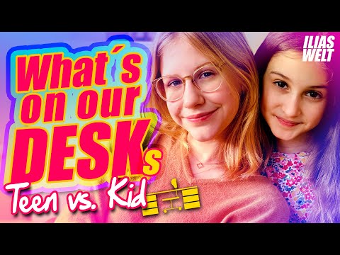 ILIAS WELT - What´s on our DESKS (Teen vs. Kid)
