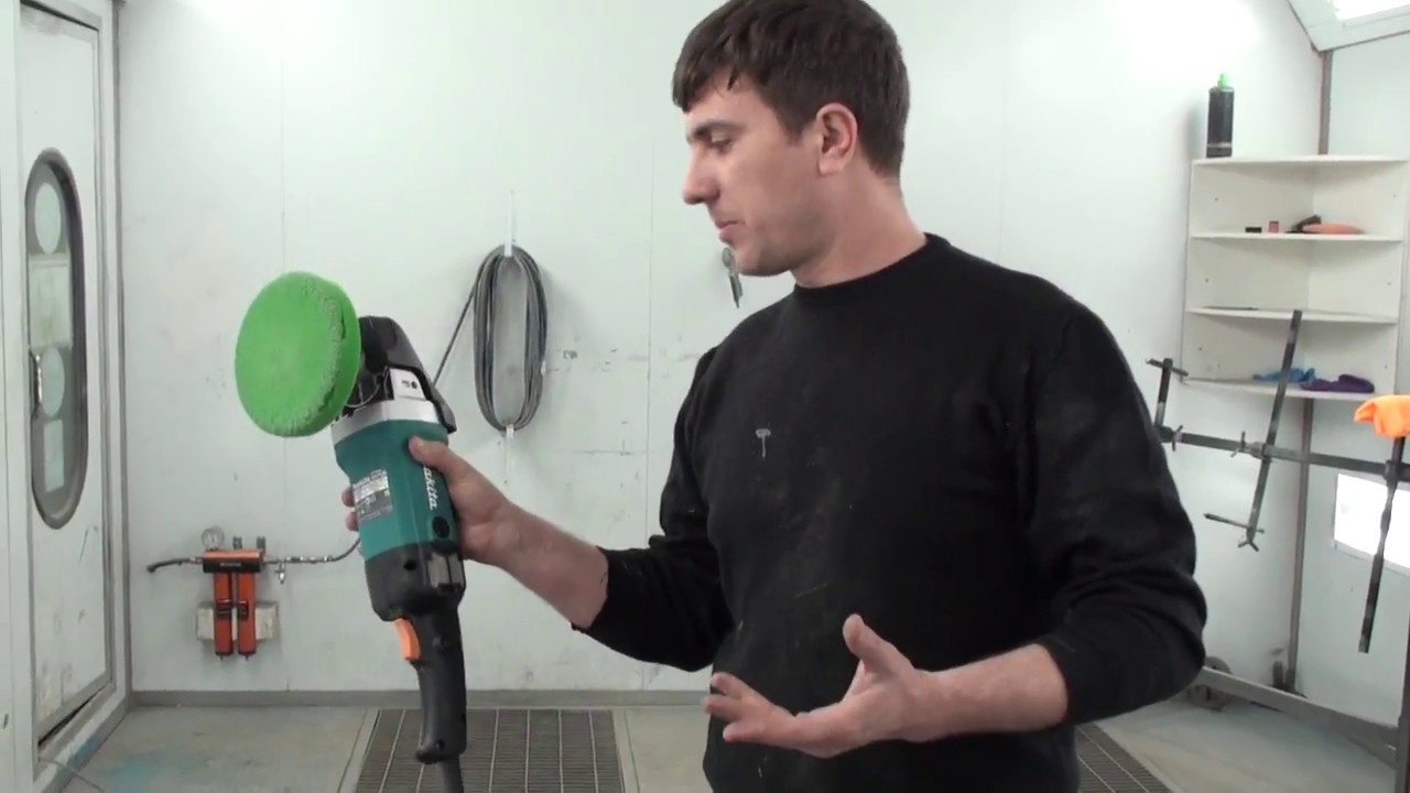 Машина полировальная Makita 9237CB  1200Вт ф180мм 0-3200об/м 3.4кг