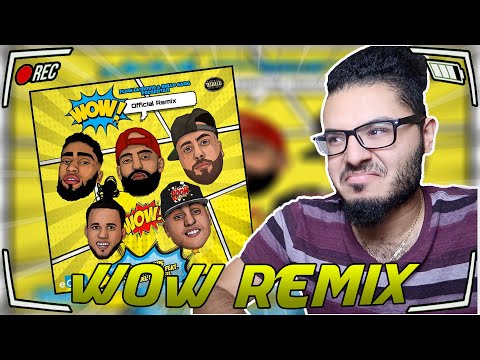 Bryant Myers, Arcangel, Nicky Jam, El Alfa & Darell - Wow Remix (Video Oficial) | REACTION