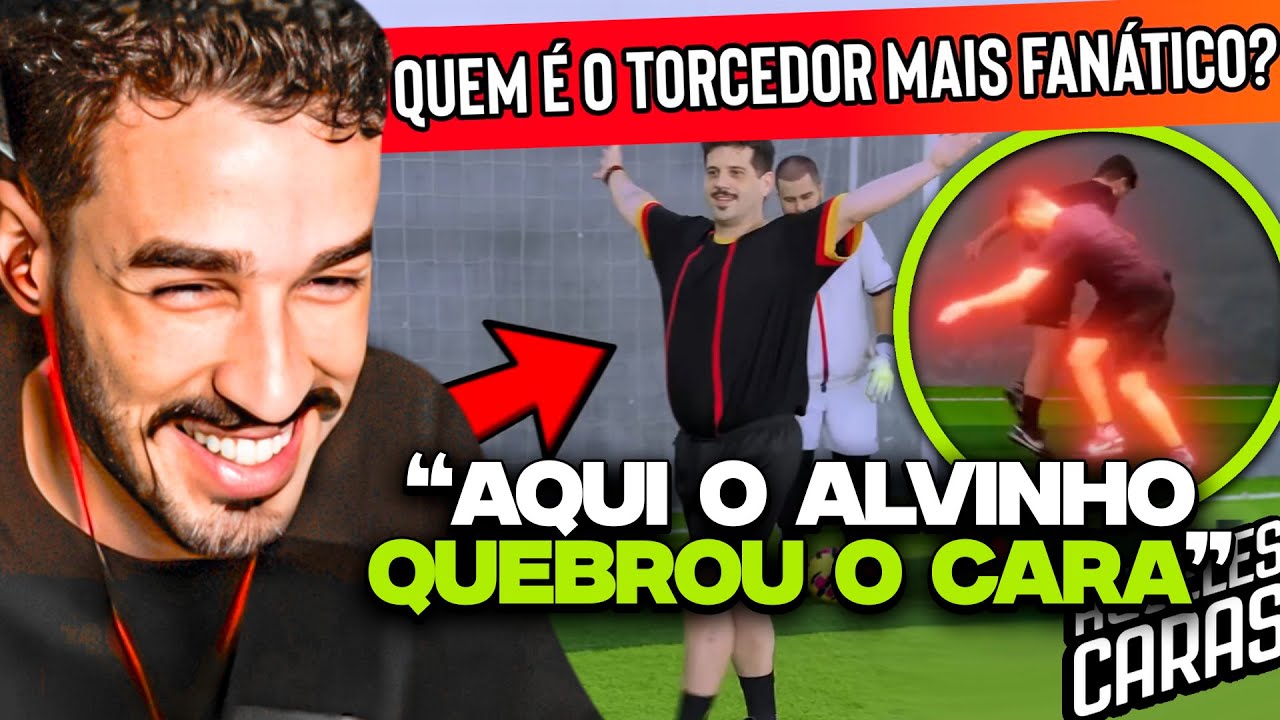 LESIONARAM O CONVIDADO?! QUEM É O TORCEDOR MAIS FANÁTICO? | REACT AQUELES CARAS