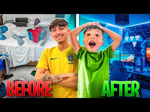 SORPRENDO MIO FIGLIO CON LA CONFEZIONE DA GIOCO DEI SUOI ​​SOGNI!
