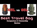 Best Budget Travel Backpack Comparison User Review Malayalam Wildcraft 65L Tripole 95L