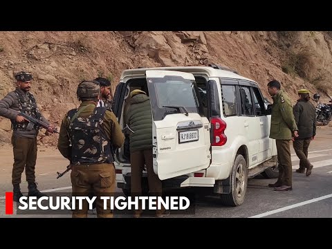 New Year Celebrations:  Security Tightened on Jammu–Srinagar National Highway in Udhampur
