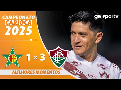 Gols e lances de Portuguesa - RJ x Fluminense