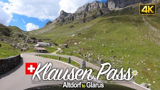 Driver’s View: Driving the Klausen Pass, Switzerland 🇨🇭