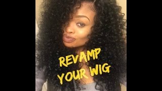 How to Revive/Refresh Your Curly Synthetic Wig | featuring Outre Dominican Curly Wig