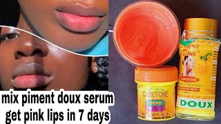 How to get pink lips in 7 days very  Effective mix carotone cream