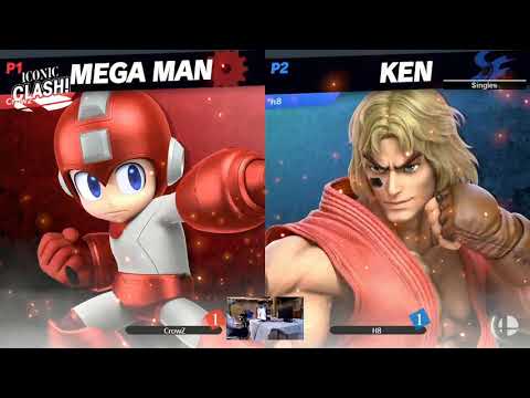 Iconic Clash! 7 Top 8 - CrowZ (Mega Man) vs H8 (Ken)