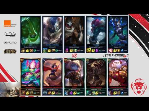[GalactiX - LoL] Lyon eSport #10 : Phase de groupe - Match 1 GalactiX eSport vs. Zstrom 1