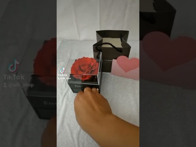Vídeo relacionado con Anveltech Rosa Eterna,Figuritas de Rosas de Cristal con Forma de ángel y Collar Incorporado, San Valentín, Día de la Madre, Regalos de Cumpleaños para Mujeres