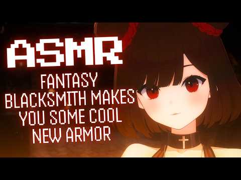 【ASMR】blacksmith crafts you new armor⭐⚔️ | personal attention😴 | fantasy RP❤️ | deep voice onee-san✨