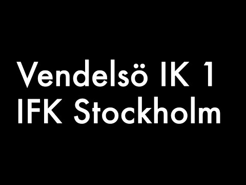 Vendelsö IK 1 vs IFK Stockholm
