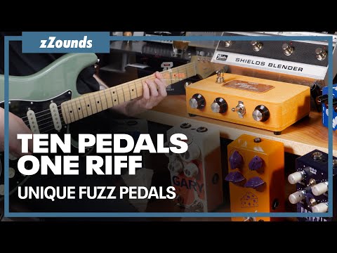 Ten Pedals, One Riff - Fuzz Pedals Comparison
