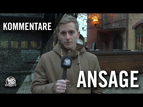 Ansage von Sven Schönherr (TuS Froschhausen) | MAINKICK.TV
