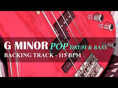 Backing Track - G Minor - Pop (Old School) Drum & Bass