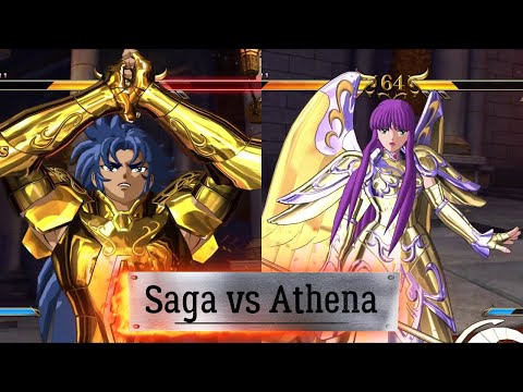 Saint Seiya: Soldiers Soul - Saga (Gold Cloth) vs Athena (5 Round)