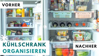 Kühlschrank organisieren / richtig einräumen / Lifehacks und Amazon Gadgets im Test | Ordnung Hacks