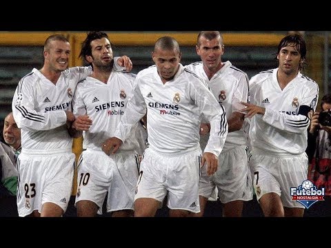 Real Madrid Galácticos - Melhores momentos (gols e jogadas)
