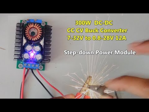 XL4016 Step Down Buck Converter 300W 10A video