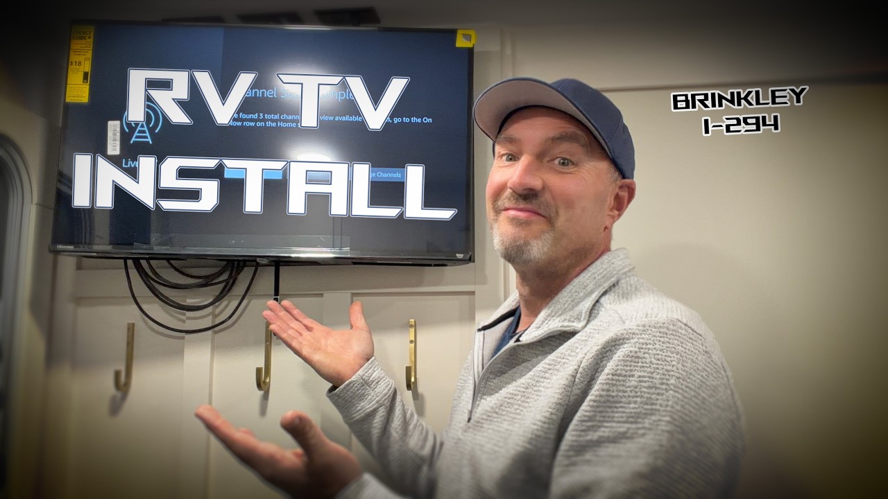 Installing a Mount & TV in a Brinkley I-294 RV Camper