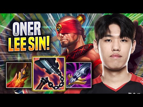 ONER CRAZY GAME WITH LEE SIN! - T1 Oner Plays Lee Sin JUNGLE vs Vi! | Season 2022