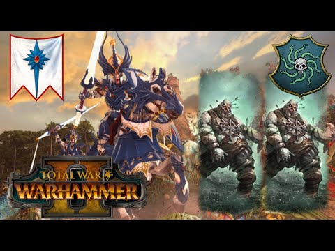 GREATEST BLOATED CORPSE OF ALL TIME. Vampire Coast Vs High Elves. Total War Warhammer 2, Multiplayer