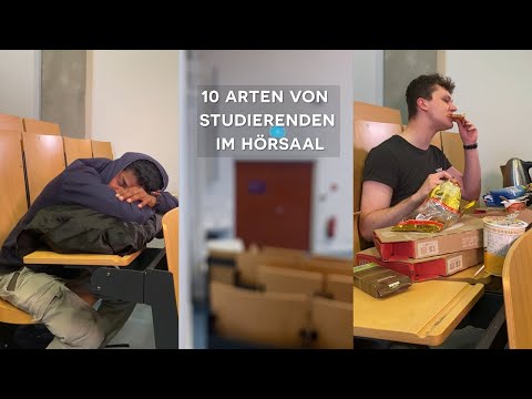 10 Arten von Studierenden im Hörsaal | WE ARE CAU