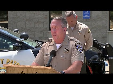 A driver stopped by police pulled out a rifle and opened fire, killing a California Highway Patrol officer and wounding two others during a shootout on a freeway overpass that left the gunman dead and sent terrified motorists running for cover. (Aug. 13)