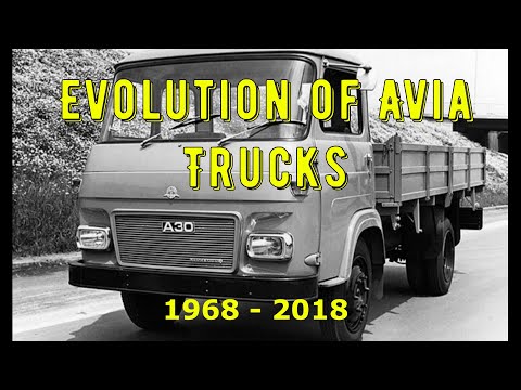 Evolution of Avia Trucks 1968 - 2018