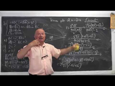 2/2 Lectia 1045 Recapitularea notiunilor de baza de la capitolul cerc - Probleme diverse - Clasa 7