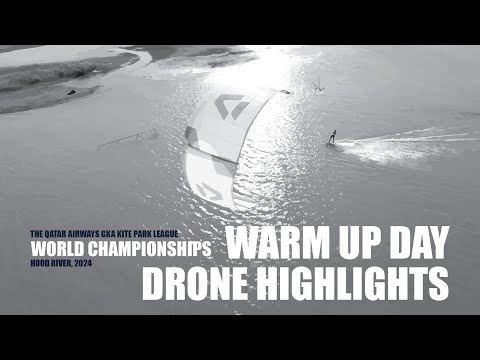 Drone Highlights | Warm-up day at the Qatar Airways GKA KITE PARK LEAGUE World Championships