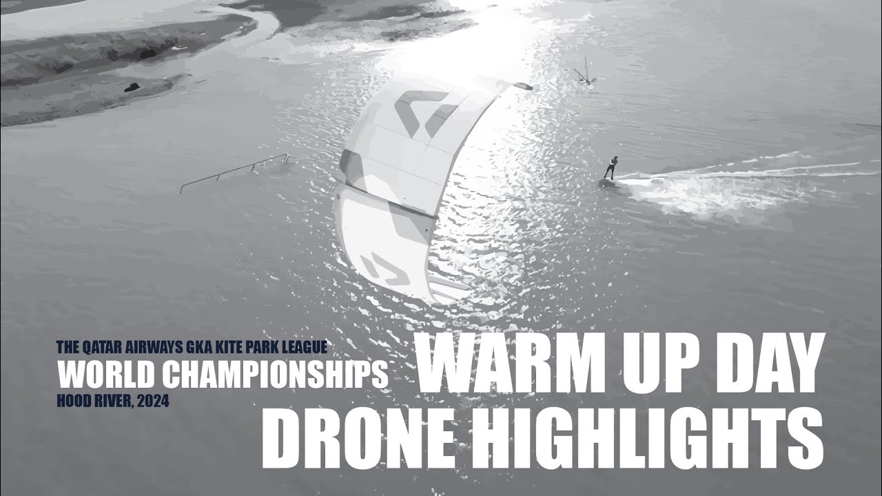 Drone Highlights | Warm-up day at the Qatar Airways GKA KITE PARK LEAGUE World Championships