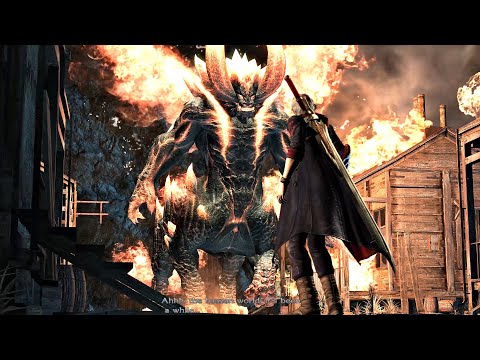 Berial Boss Fight - Devil May Cry 4 Remaster (4K Ultra HD) Boss #1