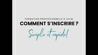 Inscription en formation professionnelle