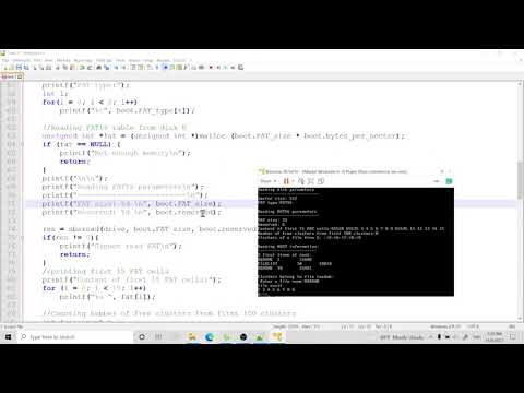 HDH PTIT Thực hành đọc hiểu hệ thống arquivo FAT (Turbo C-VMWare)