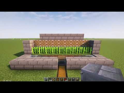 Farm de Cana SUPER Simples no Minecraft! JAVA BEDROCK 1.21(Tutorial Farms #01)