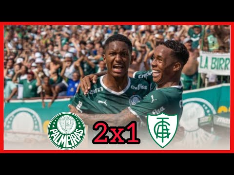 Palmeiras 2 x 1 América MG | Melhores Momentos - Final da copinha 2023