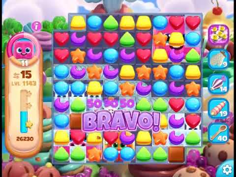 Cookie Jam Blast Level 1143 - NO BOOSTERS 🍪 | SKILLGAMING ✔️