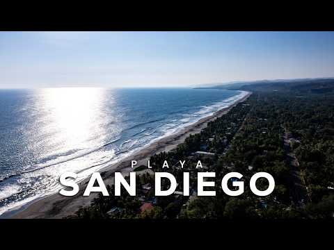 Playa San Diego 4K 🌊 | La Libertad, El Salvador
