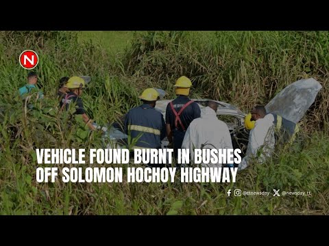 Vehicle found burnt in bushes off Sir Solomon Hochoy Highway
