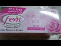 fem hair removal cream review | ফেম হেয়ার রিমুভার ক্রিম