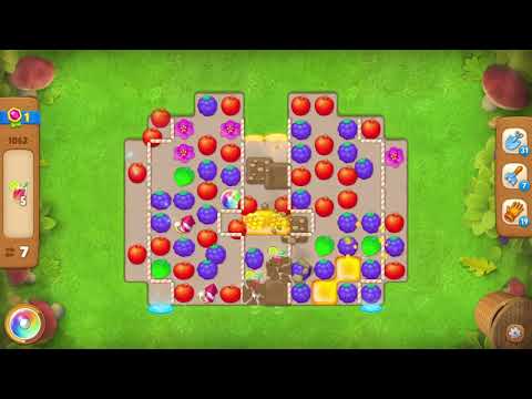 Gardenscapes 1062 Level - 15 moves - NO BooSTERS