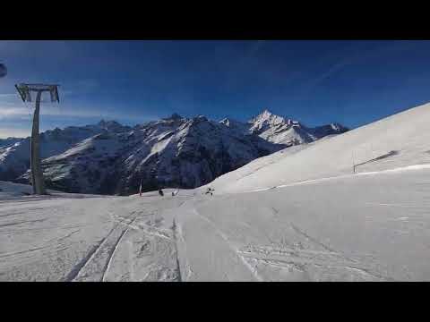 SKIING IN SWITZERLAND🇨🇭 | ZERMATT | Red Run 15 | 2024 | 4K60