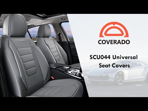 COVERADO | SCU044 Universal Seat Covers Install Process ‪‪