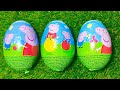 Peppa Pig Chocolate Surprise Eggs Mystery Unboxing Satisfying ASMR