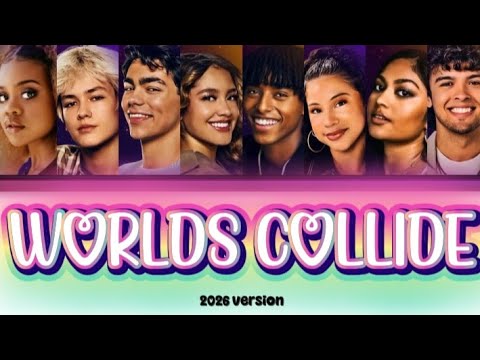 Worlds Collide 2026 (From "Disney Descendants/ZOMBIES/Camp Rock - Concert Tour) - Color Coded Lyrics