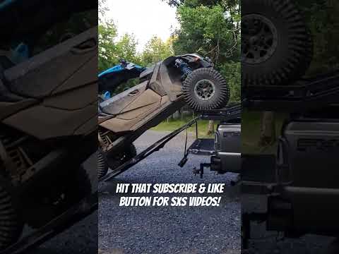 Can Am Maverick XRC X3 Loading Onto Ramptek Deck! #SxS #Utv #Offroad #4x4 #CanAm #Shorts #Fyp #Fun