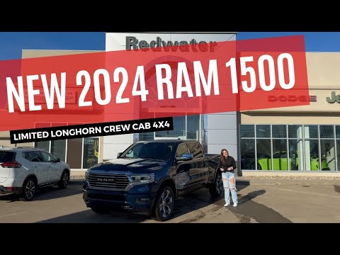 New 2024 Ram 1500 Limited Longhorn Crew Cab 4x4 | Stock # RR16341 - Redwater Dodge