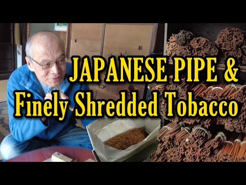 Japan’s Feather-Fine Tobacco and the Lost Art of Slow Smoking with traditional KISERU pipes